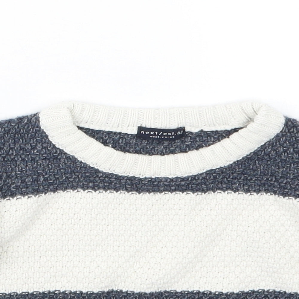 NEXT Boys Grey  Knit Pullover Jumper Size 3-6 Months