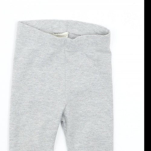 Monsoon Girls Grey   Capri Trousers Size 6-9 Months
