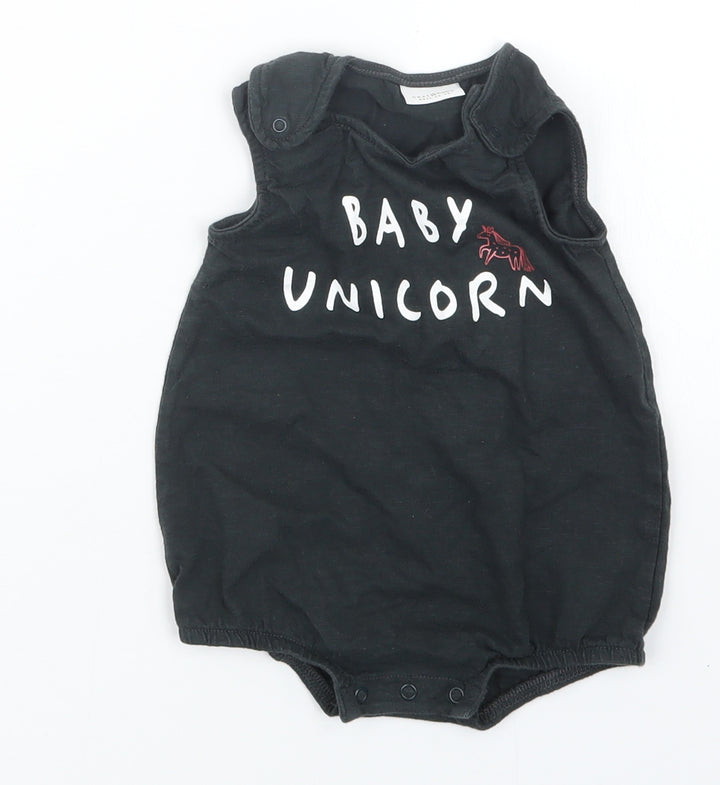 NEXT Girls Black   Babygrow One-Piece Size 6-9 Months