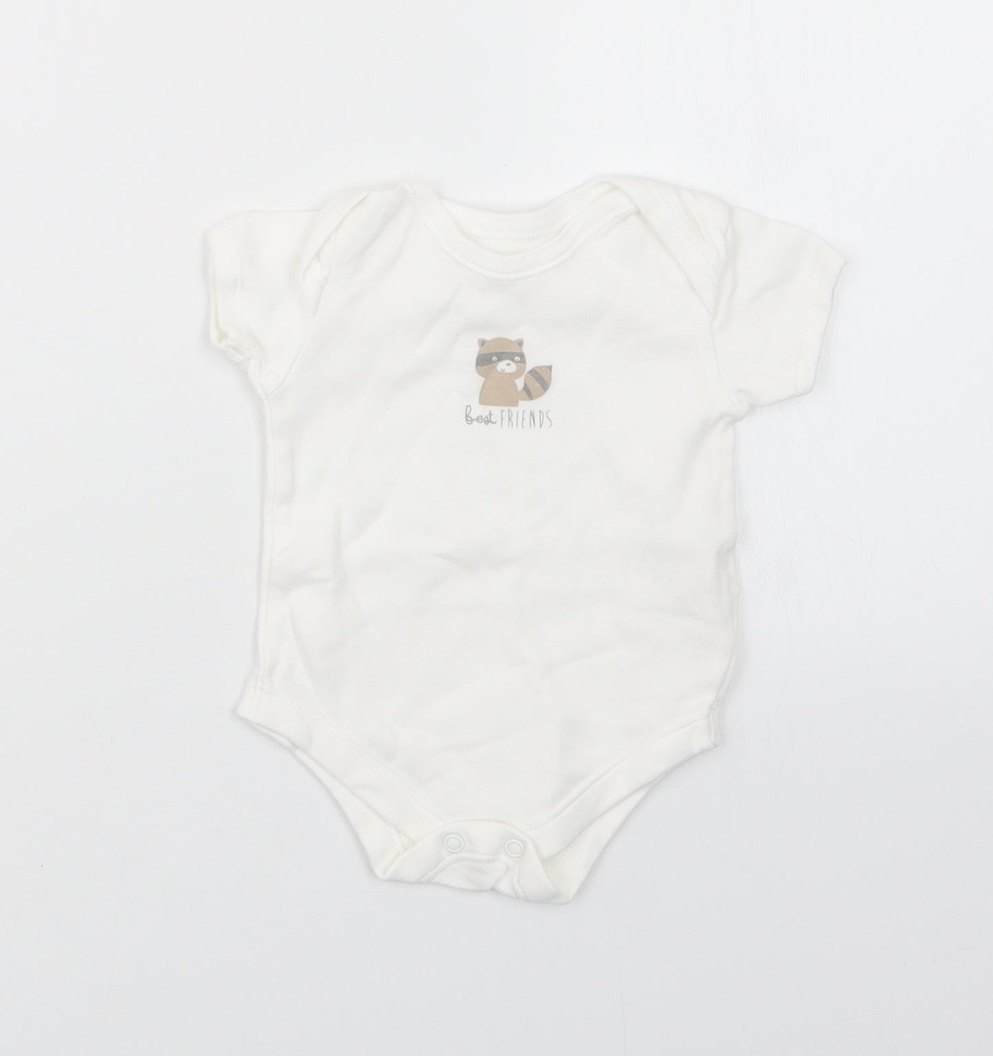 Matalan Baby White   Babygrow One-Piece Size 3-6 Months