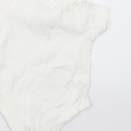 Matalan Baby White   Babygrow One-Piece Size 3-6 Months
