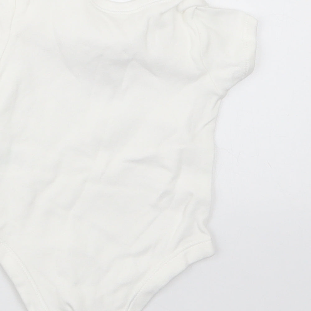 Matalan Baby White   Babygrow One-Piece Size 3-6 Months