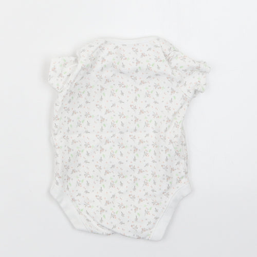 F&F Baby White Geometric  Babygrow One-Piece Size 3-6 Months