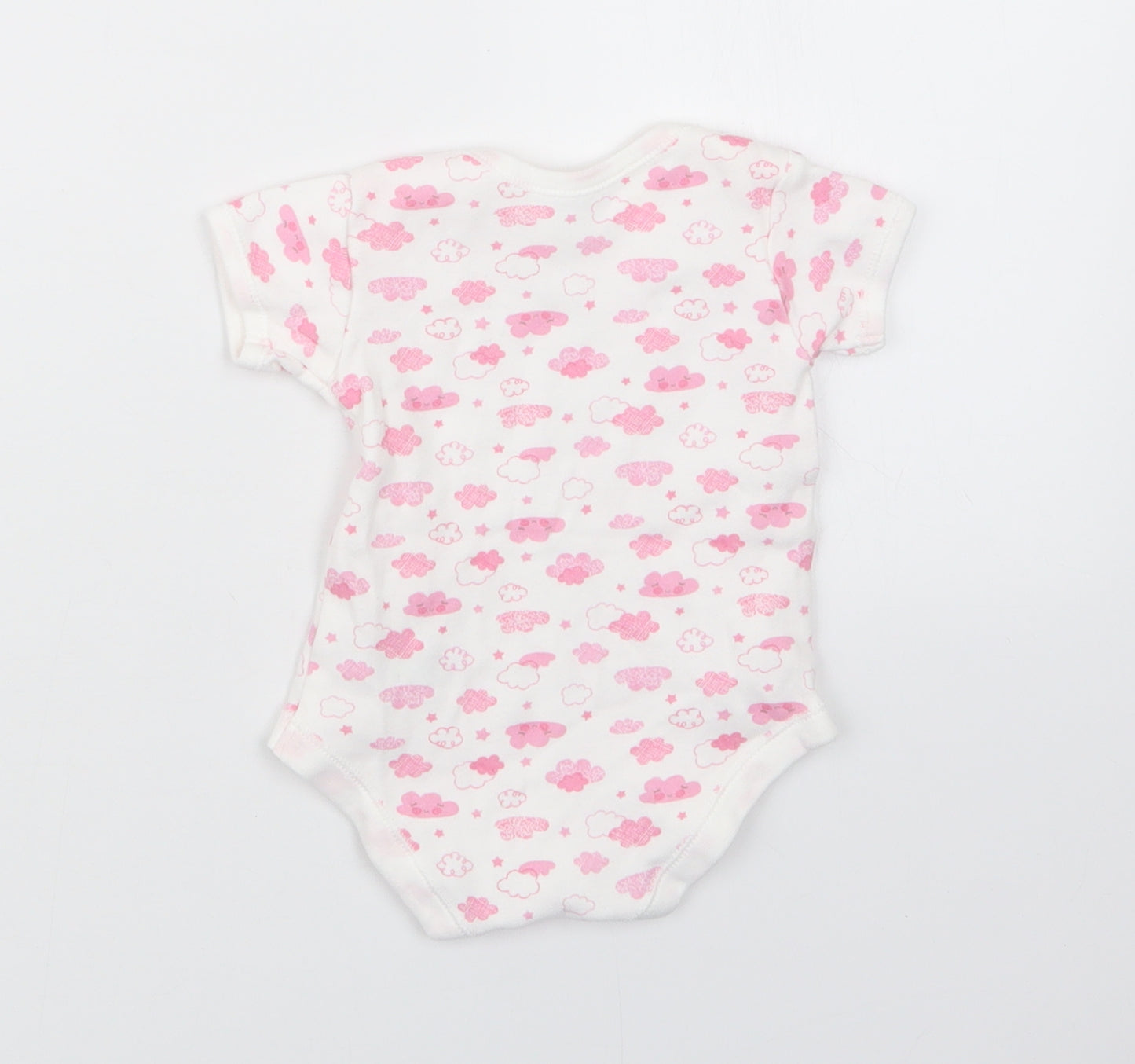 Matalan Girls Pink Geometric  Babygrow One-Piece Size 3-6 Months
