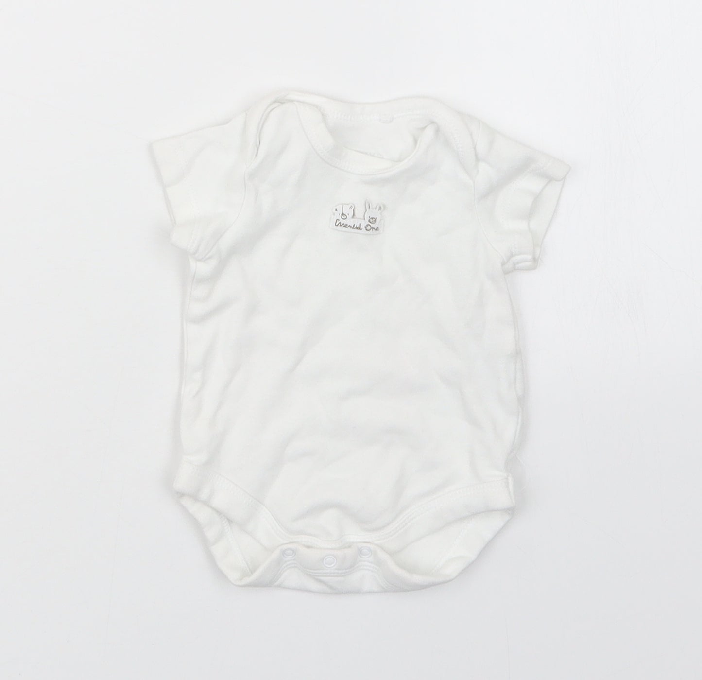 The Essential One Baby White   Babygrow One-Piece Size 0-3 Months