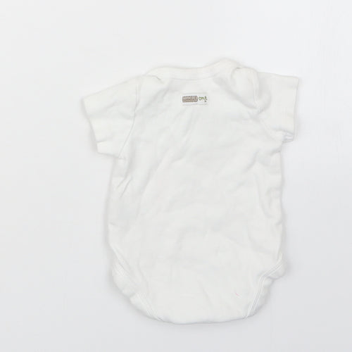 The Essential One Baby White   Babygrow One-Piece Size 0-3 Months