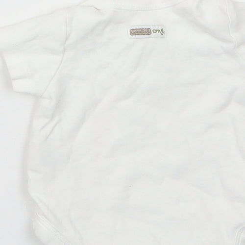 The Essential One Baby White   Babygrow One-Piece Size 0-3 Months