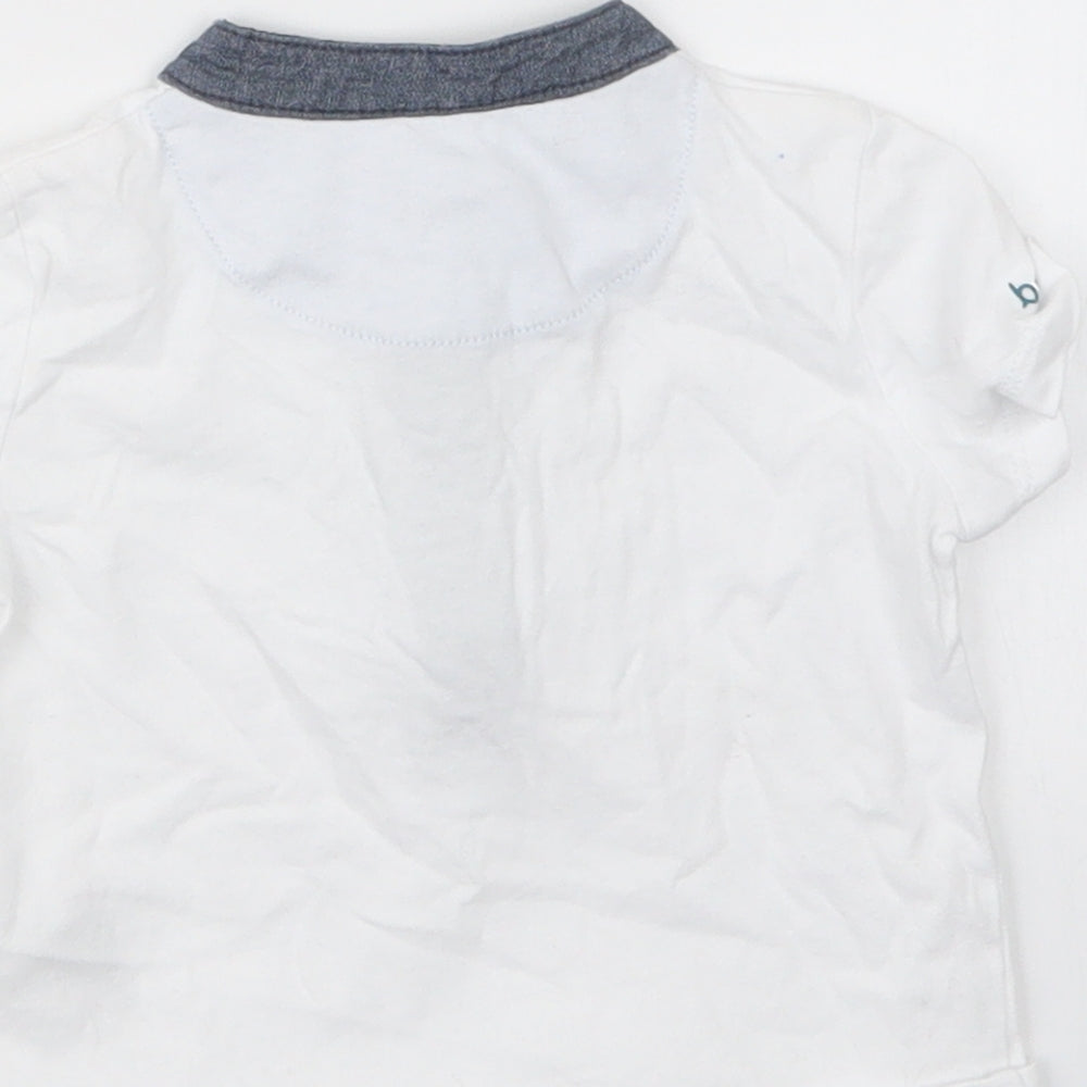 Ted Baker Boys White   Basic T-Shirt Size 6-9 Months