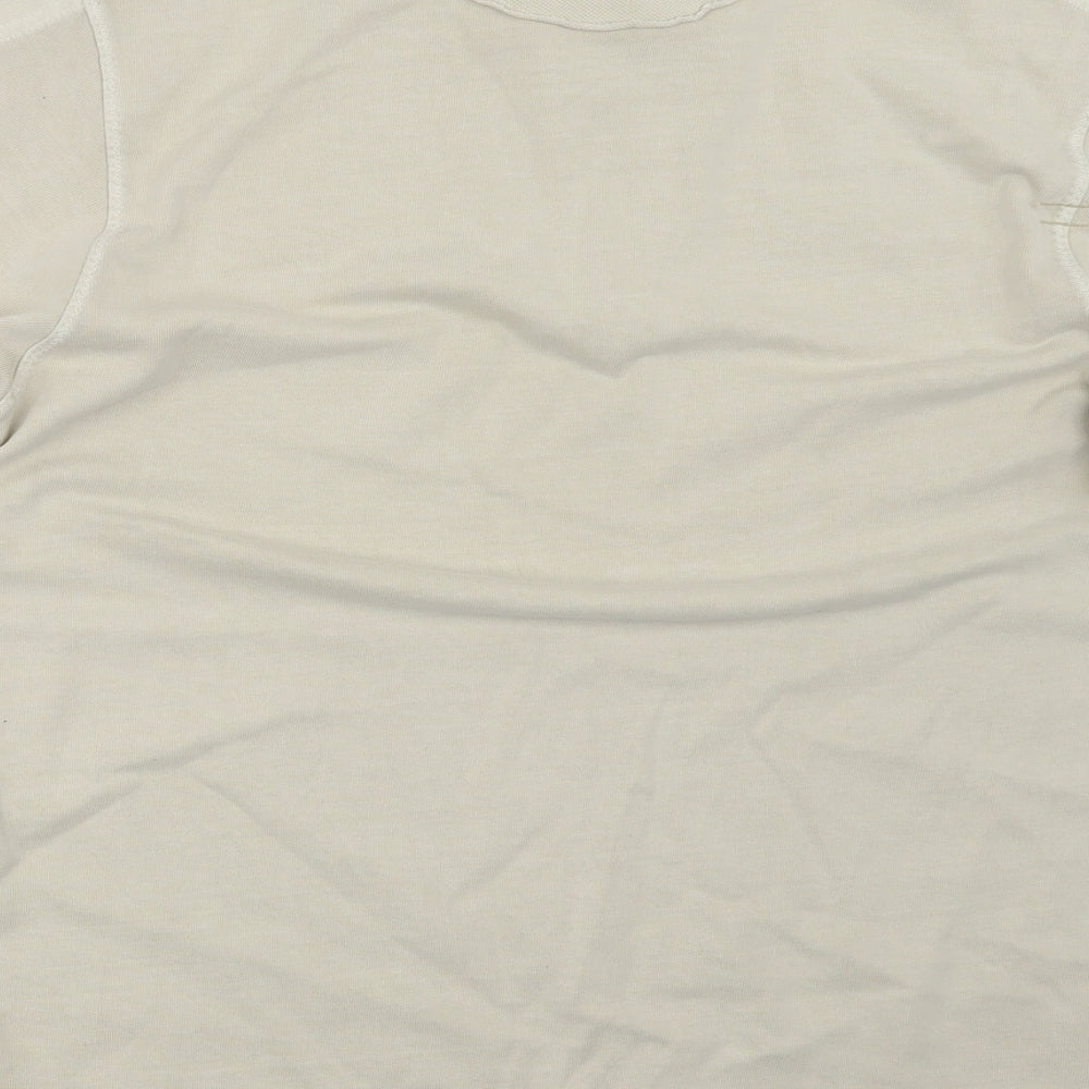 Fat Face Mens Beige    Polo Size S