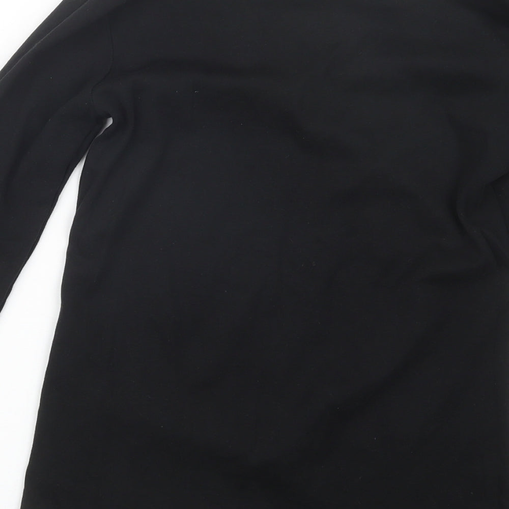 Peacocks Womens Black   Basic T-Shirt Size 16