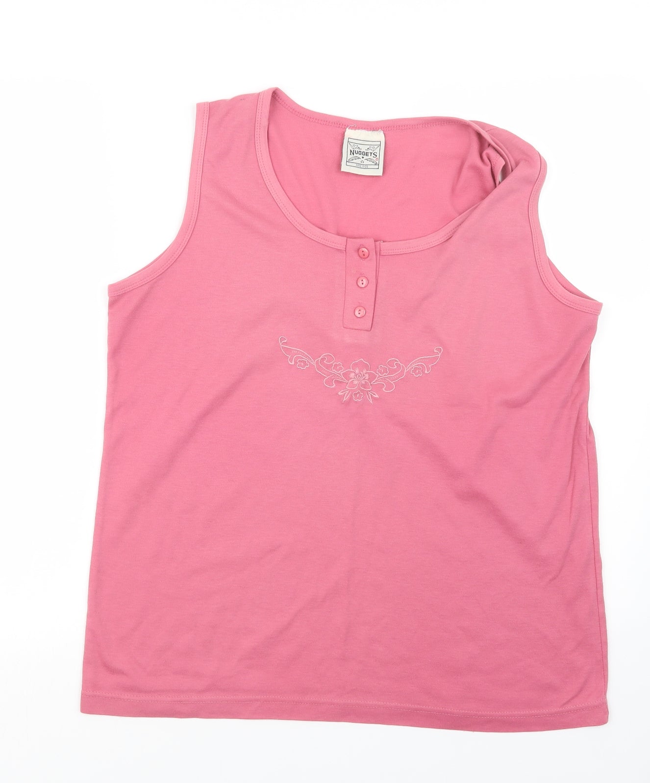Nuggets Womens Pink   Basic Tank One Size
