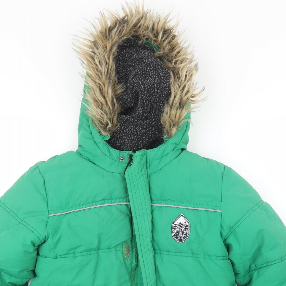 Marks and Spencer Boys Green   Jacket  Size 11-12 Years