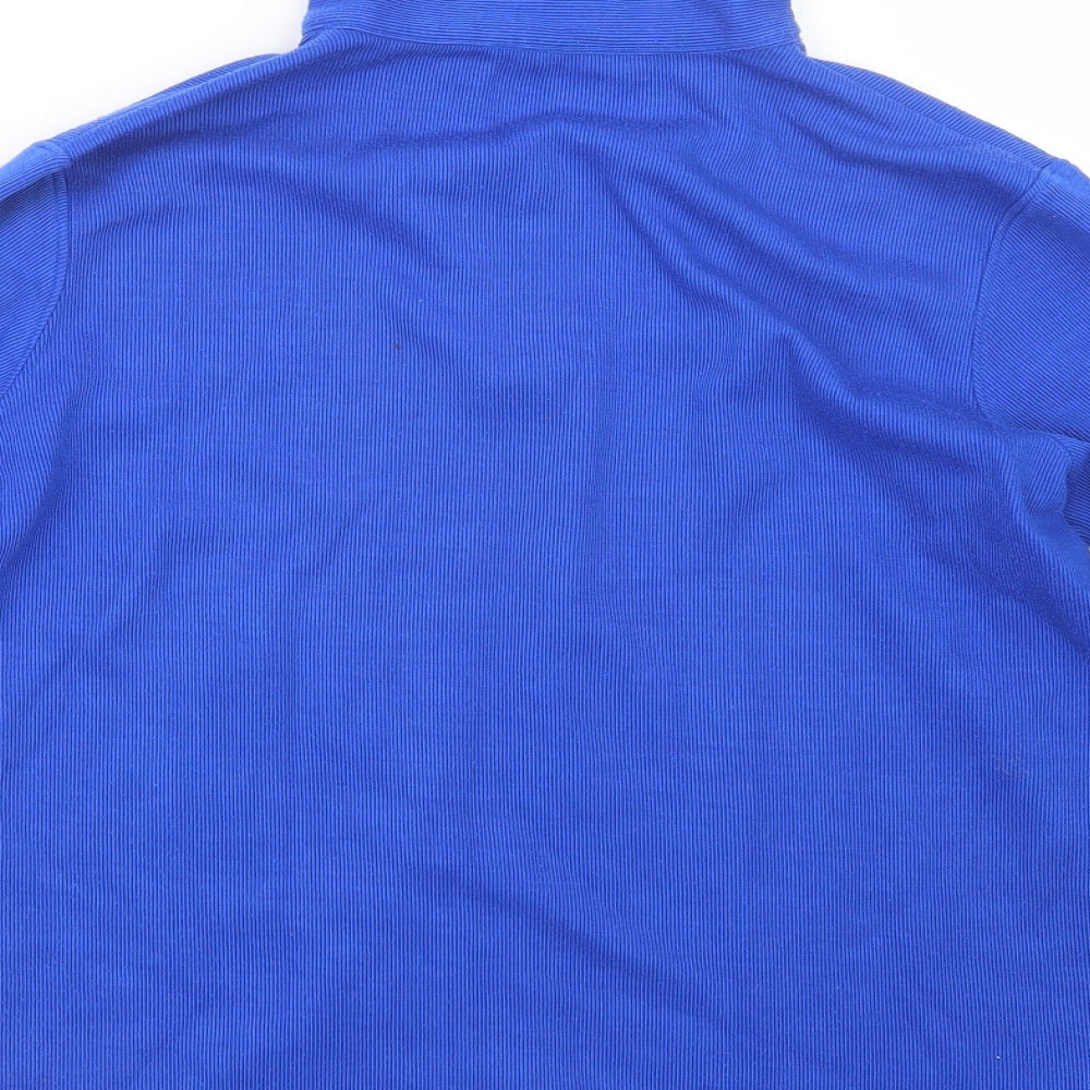 editions Womens Blue  Knit Pullover Jumper Size 10