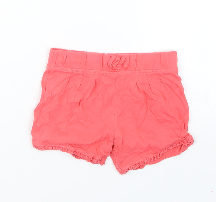 F&F Girls Pink Cropped Trousers Size 12-18 Months