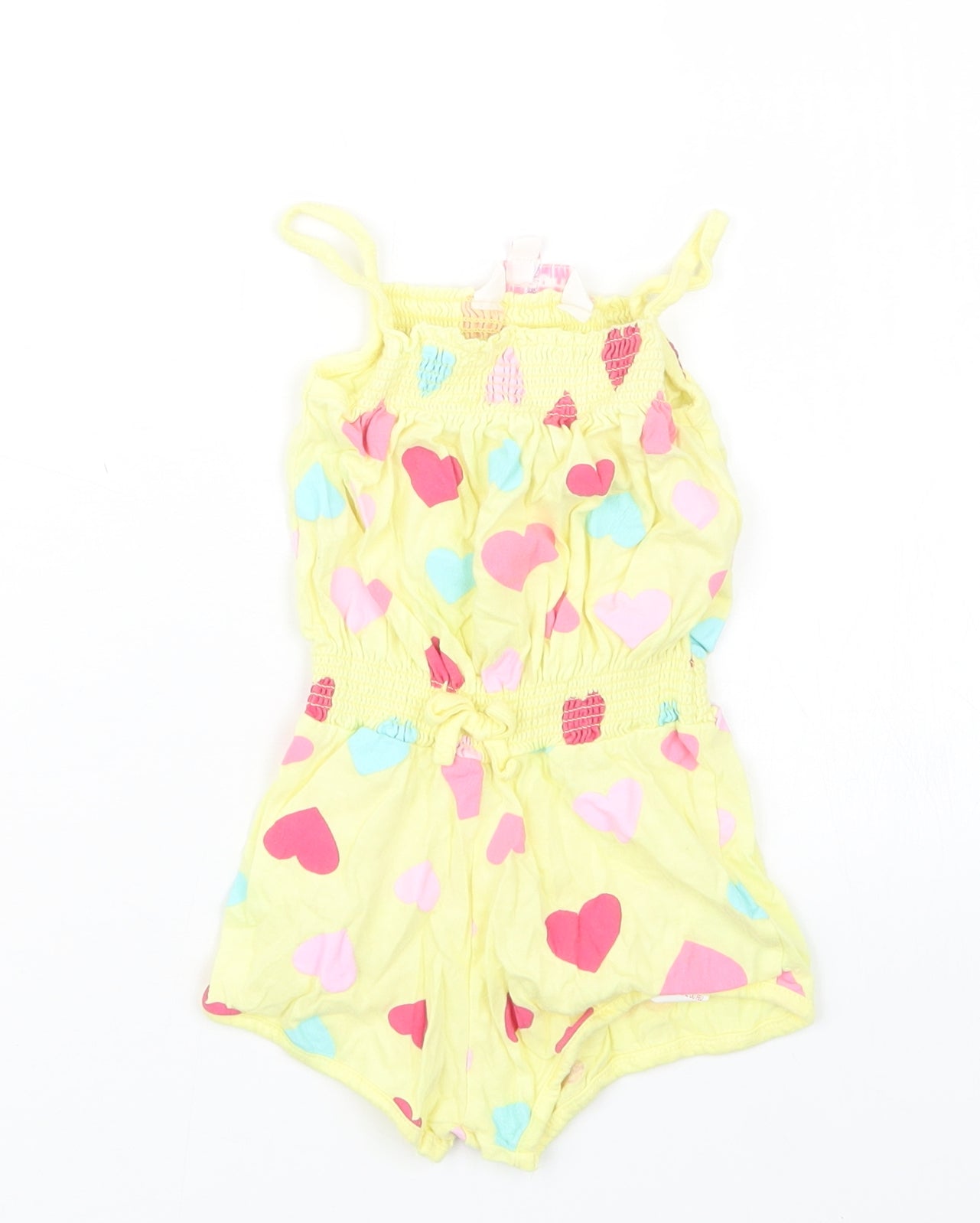girl2girl Girls Yellow Geometric  Playsuit One-Piece Size 2-3 Years