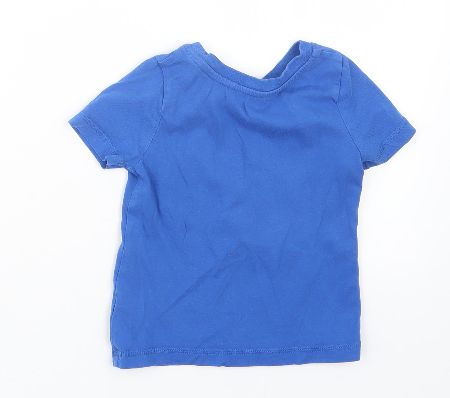 George Boys Blue   Basic T-Shirt Size 12-18 Months