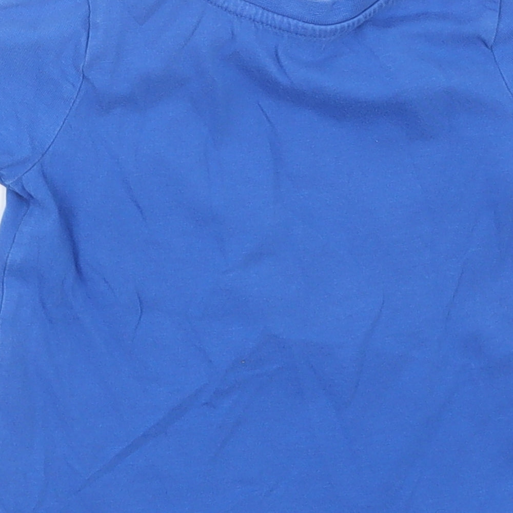 George Boys Blue   Basic T-Shirt Size 12-18 Months