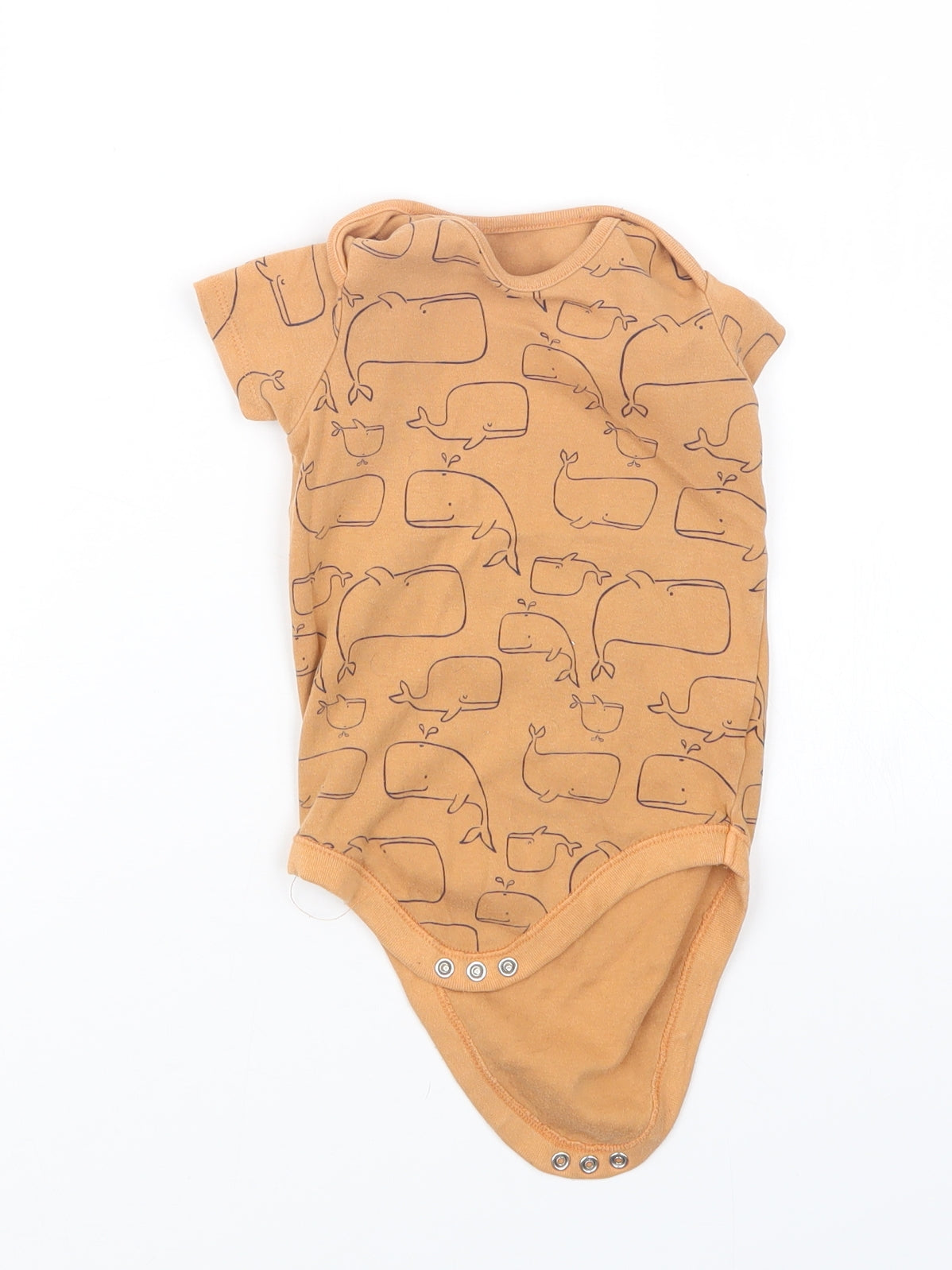 F&F Boys Brown Geometric  Babygrow One-Piece Size 18-24 Months
