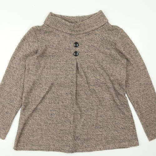 Luca Vanucci Womens Pink  Knit Pullover Jumper Size L