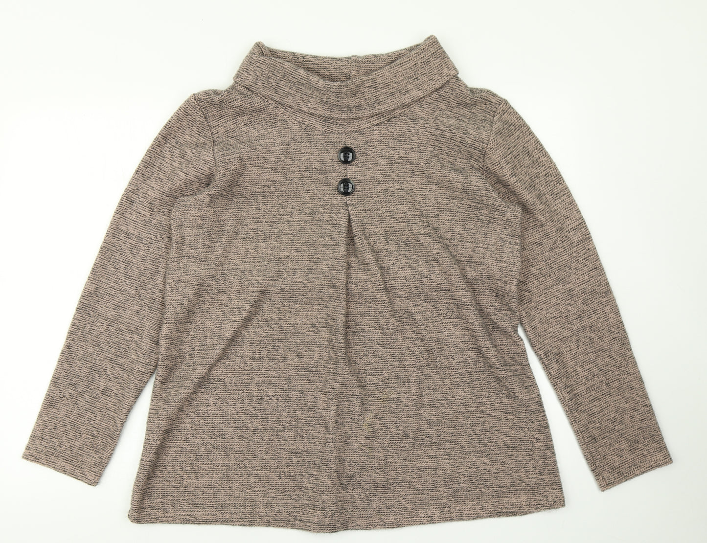 Luca Vanucci Womens Pink  Knit Pullover Jumper Size L