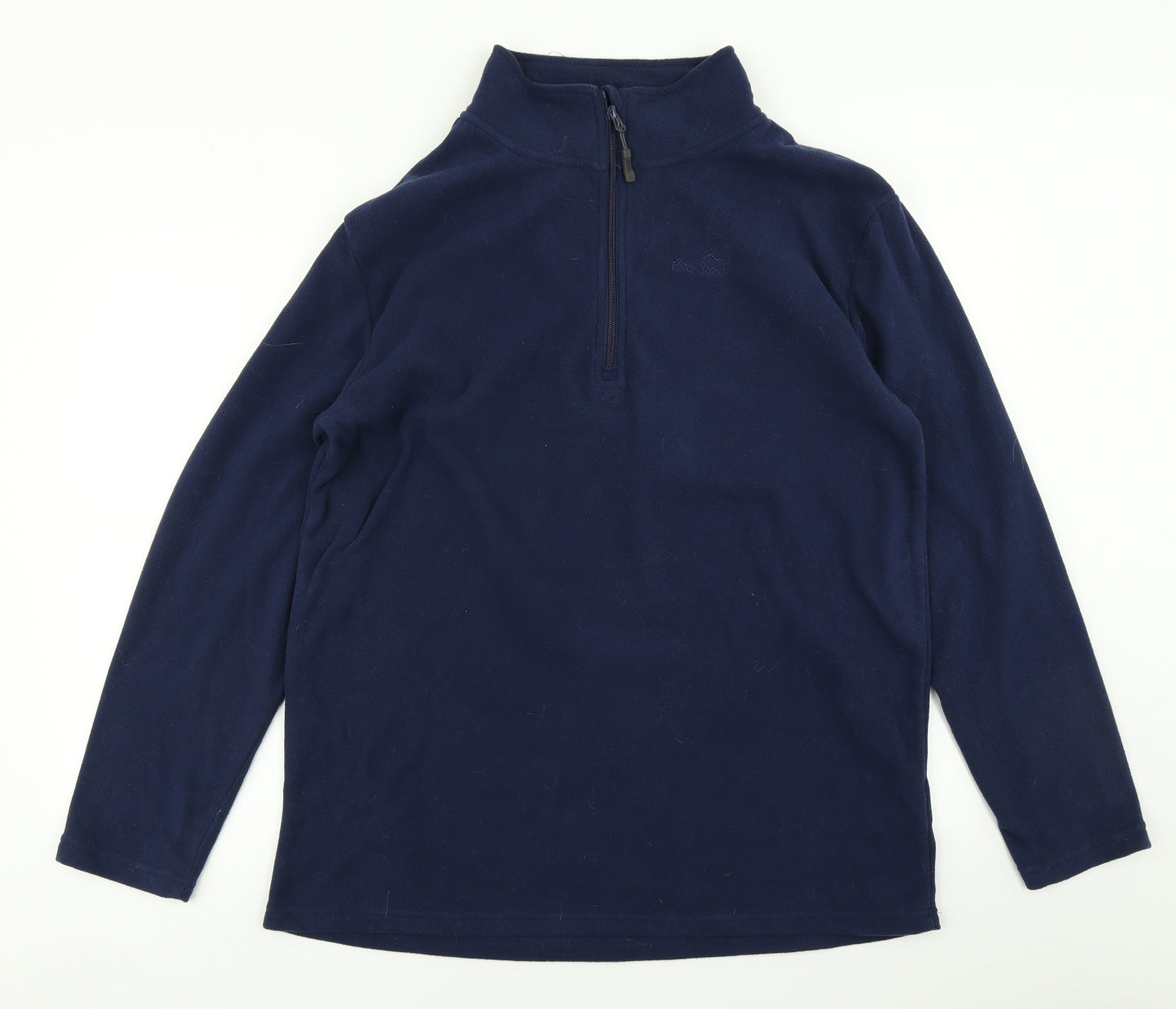Peter Storm Mens Blue  Fleece Pullover Sweatshirt Size L