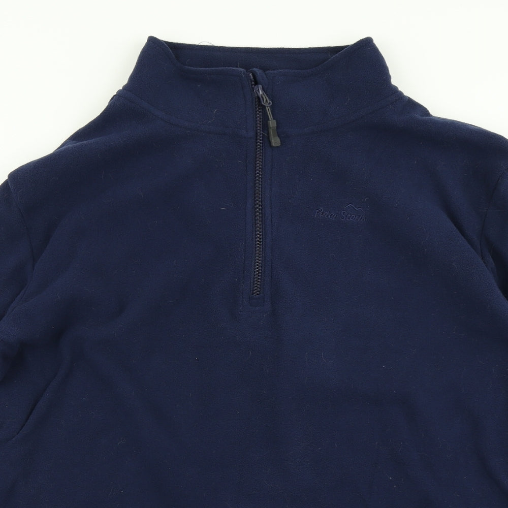Peter Storm Mens Blue  Fleece Pullover Sweatshirt Size L