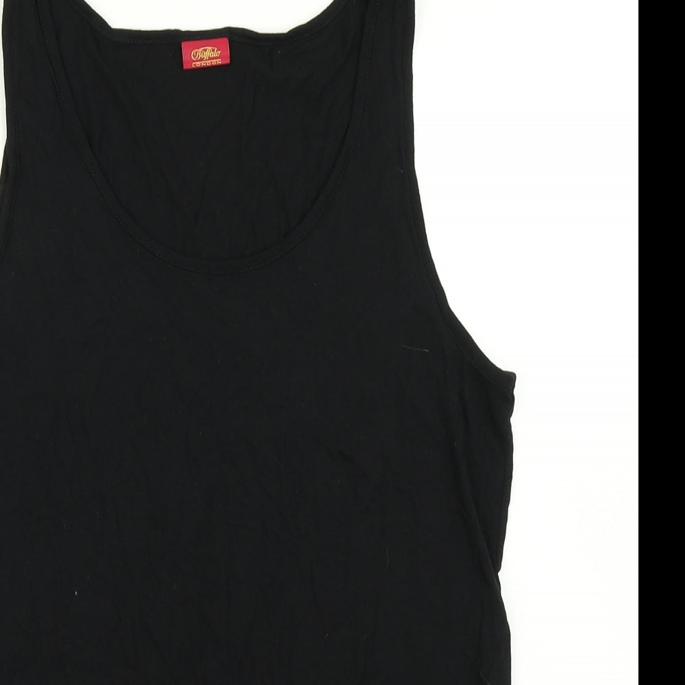Buffalo London Womens Black   Basic Tank Size 18