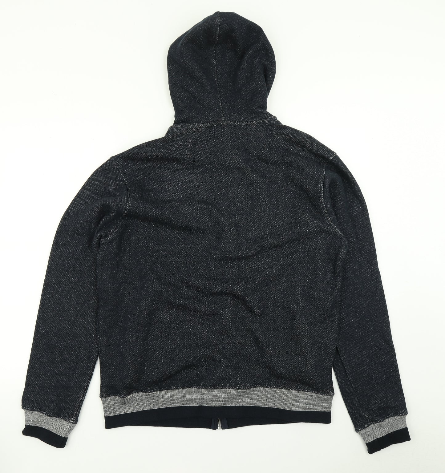 Kangol Mens Blue   Full Zip Hoodie Size L