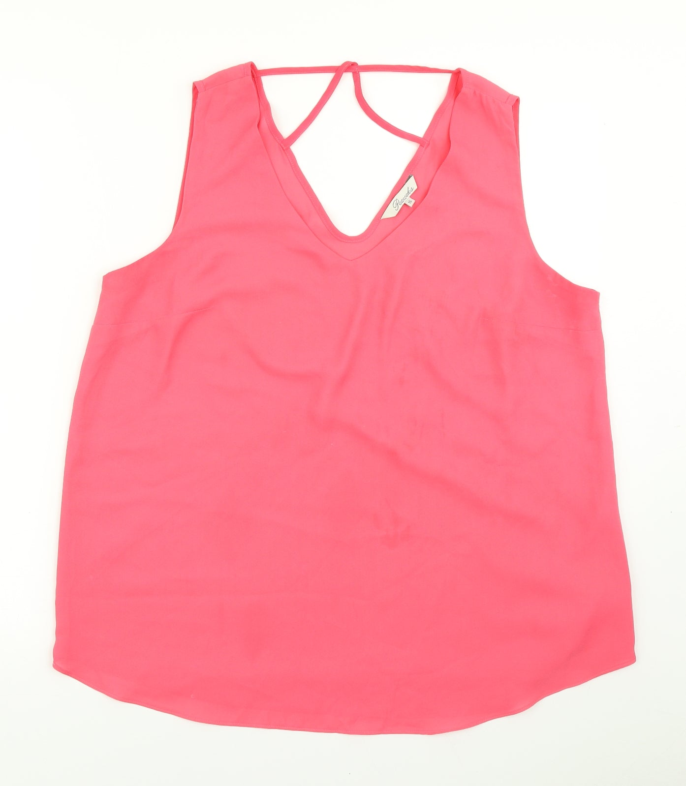 Peacocks Womens Pink   Basic Blouse Size 16