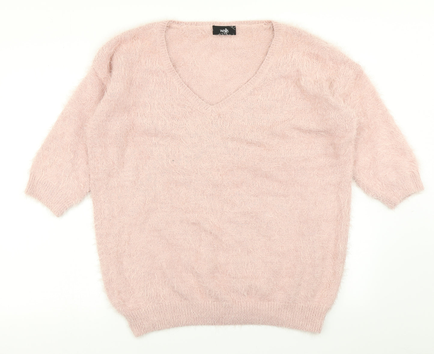 Wallis Womens Pink  Knit Pullover Jumper Size M
