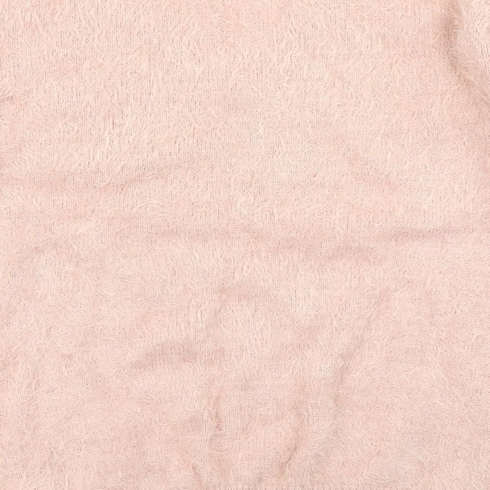 Wallis Womens Pink  Knit Pullover Jumper Size M