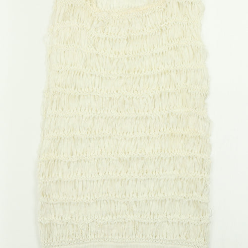 Divided Womens Ivory   Basic Tank Size 4