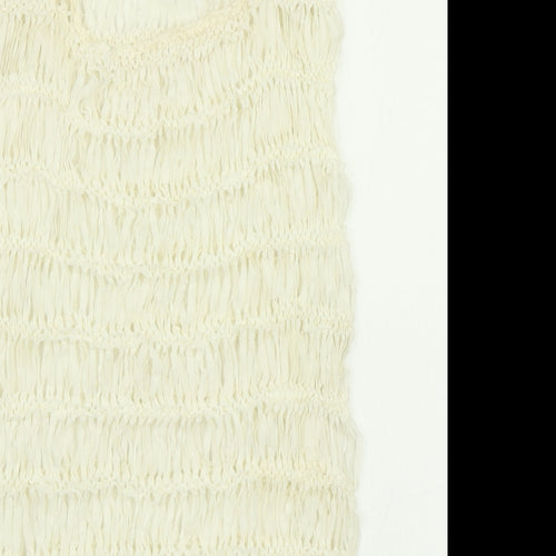 Divided Womens Ivory   Basic Tank Size 4