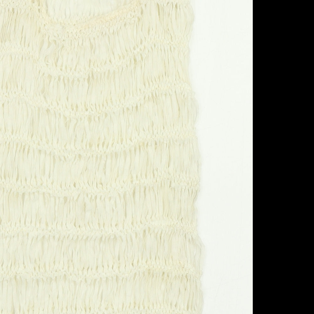 Divided Womens Ivory   Basic Tank Size 4