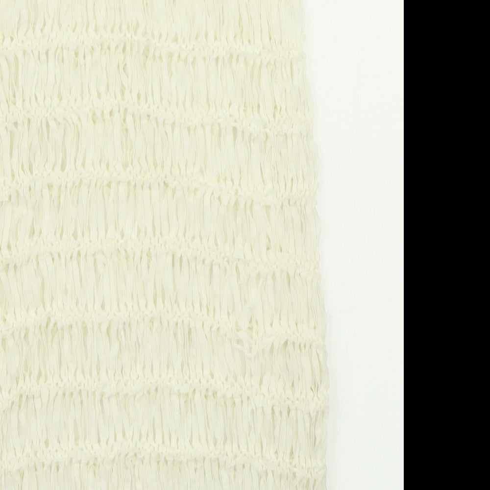 Divided Womens Ivory   Basic Tank Size 4