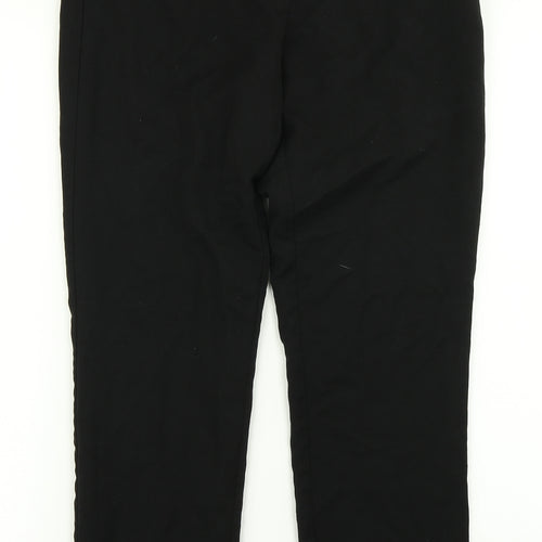 Papaya Womens Black   Dress Pants Trousers Size 8 L26 in