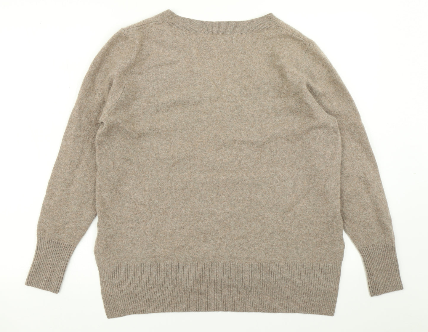 F&F Womens Brown  Knit Pullover Jumper Size 18