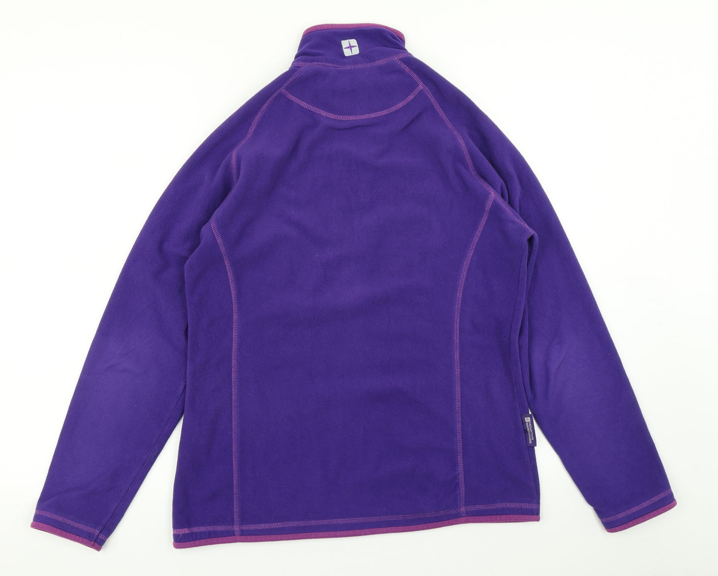 Mountain Warehouse Womens Purple  Fleece Pullover Sweatshirt Size 12