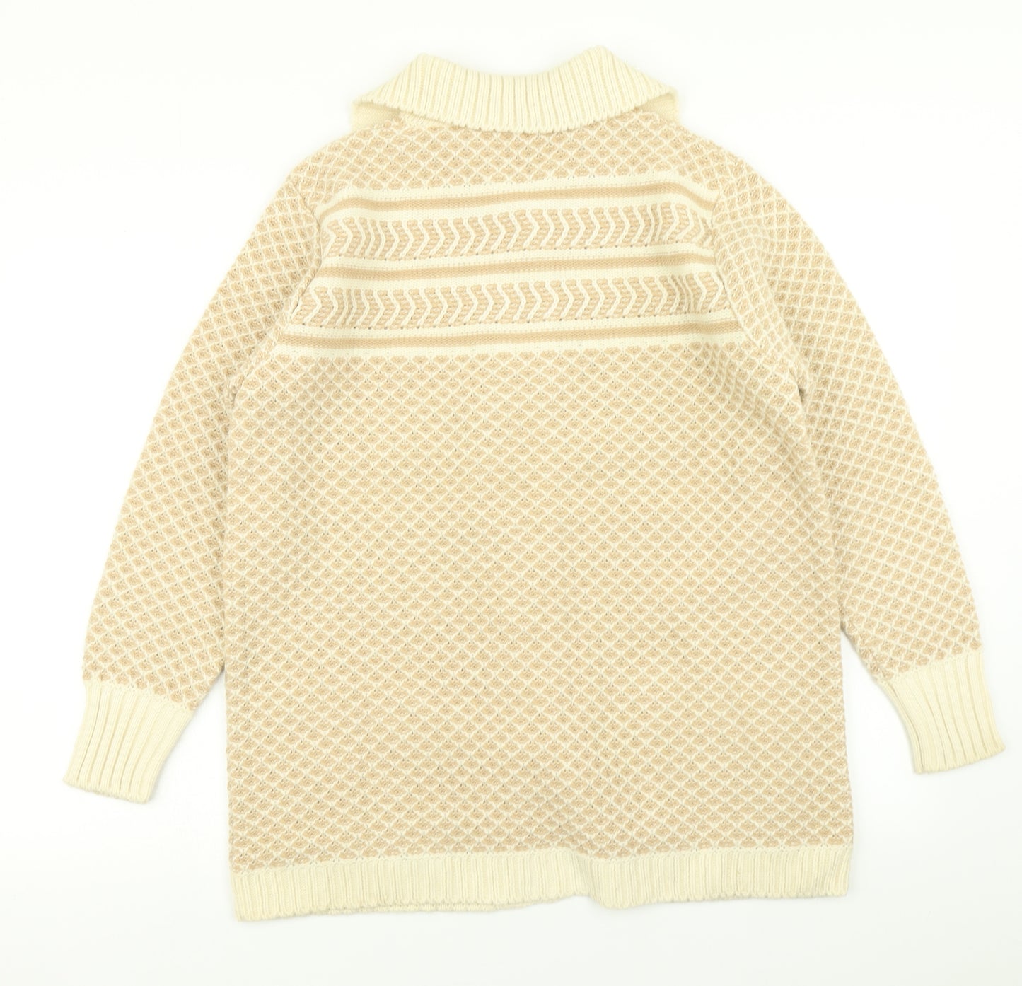 St Michaels Womens Ivory  Knit Cardigan Jumper Size 16