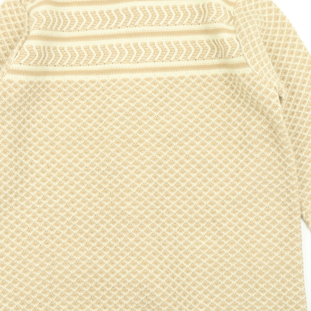 St Michaels Womens Ivory  Knit Cardigan Jumper Size 16