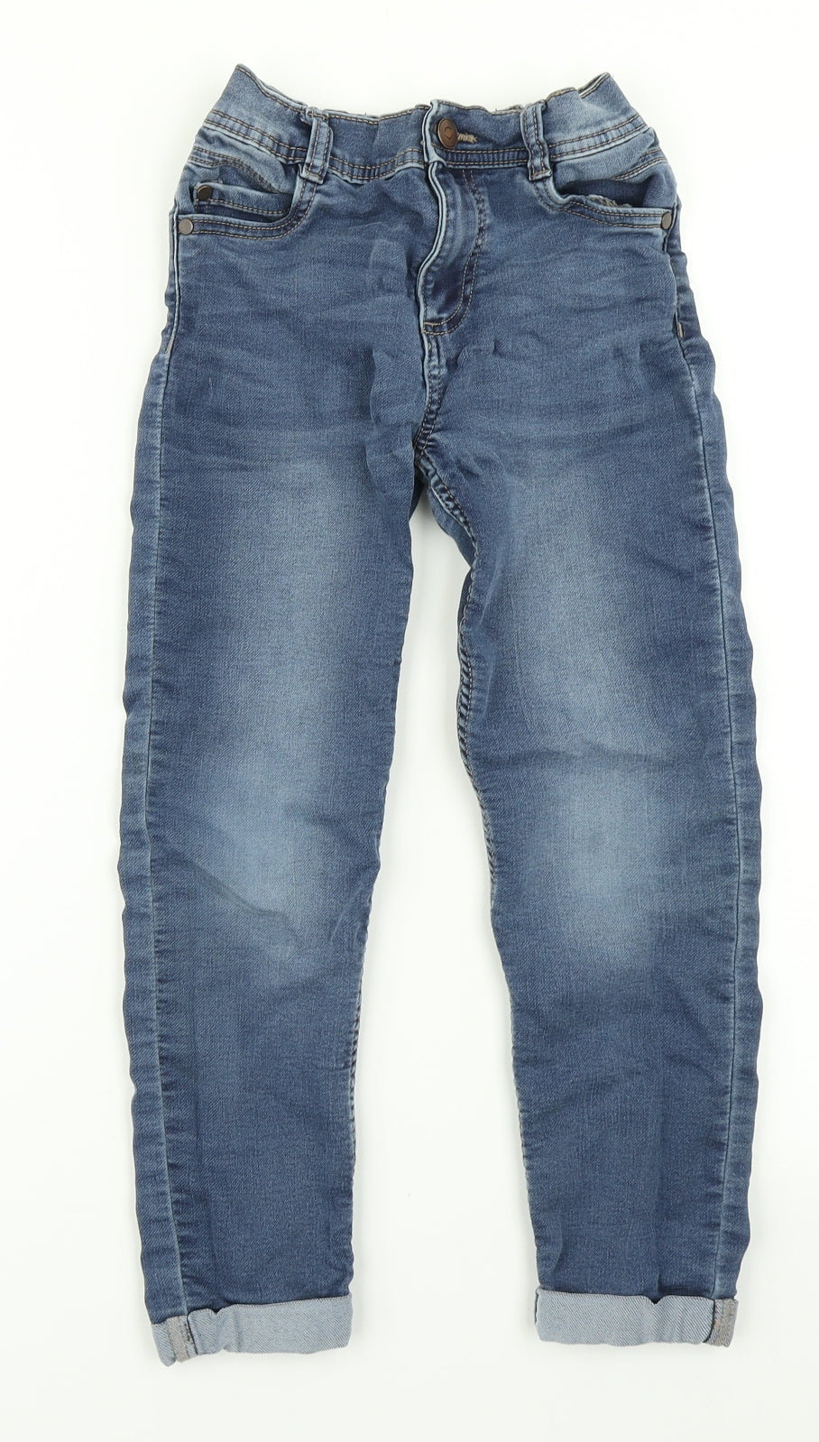 Nutmeg Boys Blue  Denim Skinny Jeans Size 7-8 Years