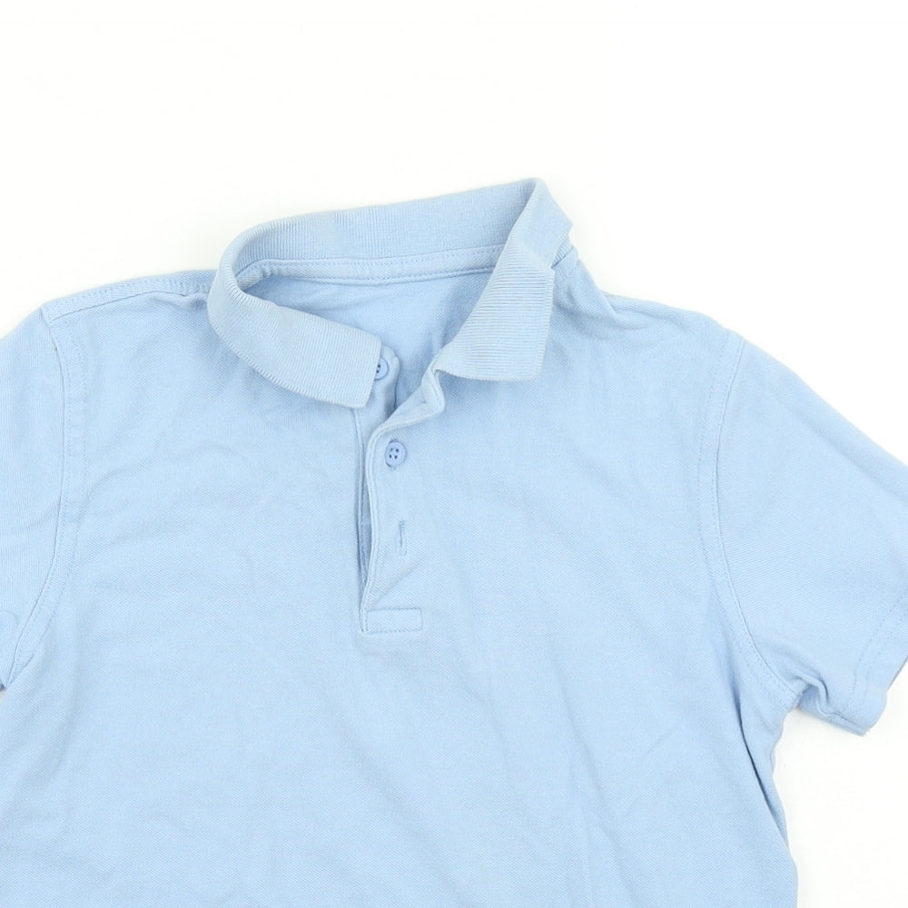 George Boys Blue   Basic Polo Size 7-8 Years