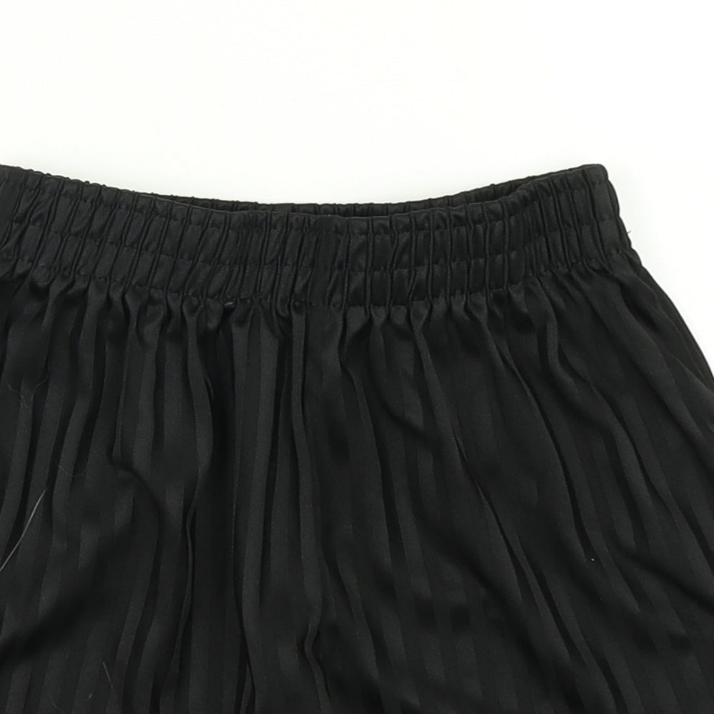 George Boys Black Striped  Sweat Shorts Size 6-7 Years