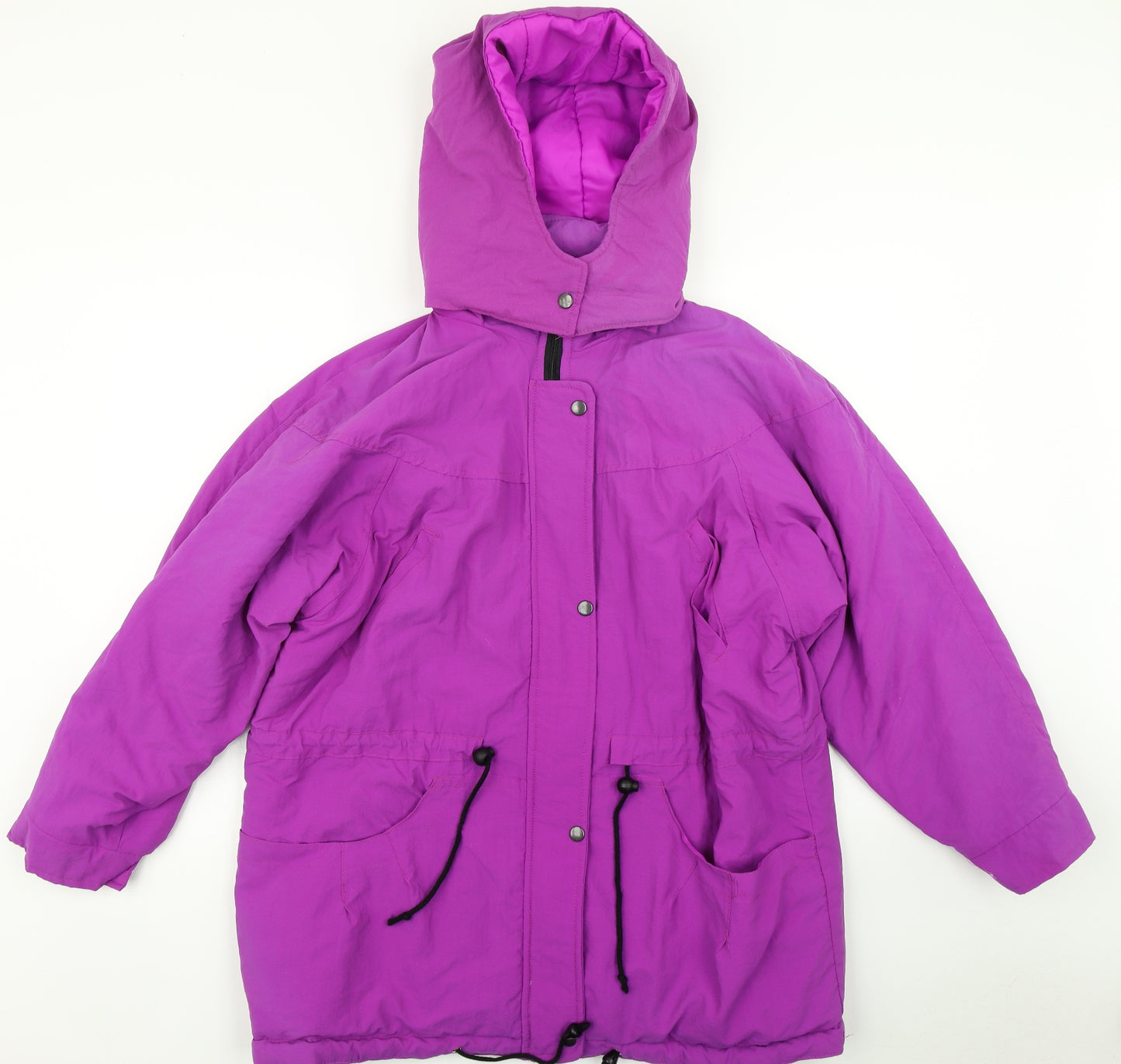 Preworn Womens Purple   Puffer Jacket Coat Size 14