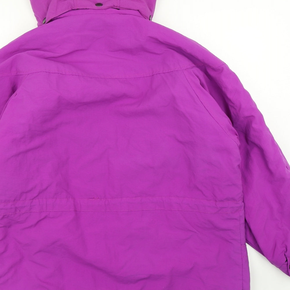 Preworn Womens Purple   Puffer Jacket Coat Size 14