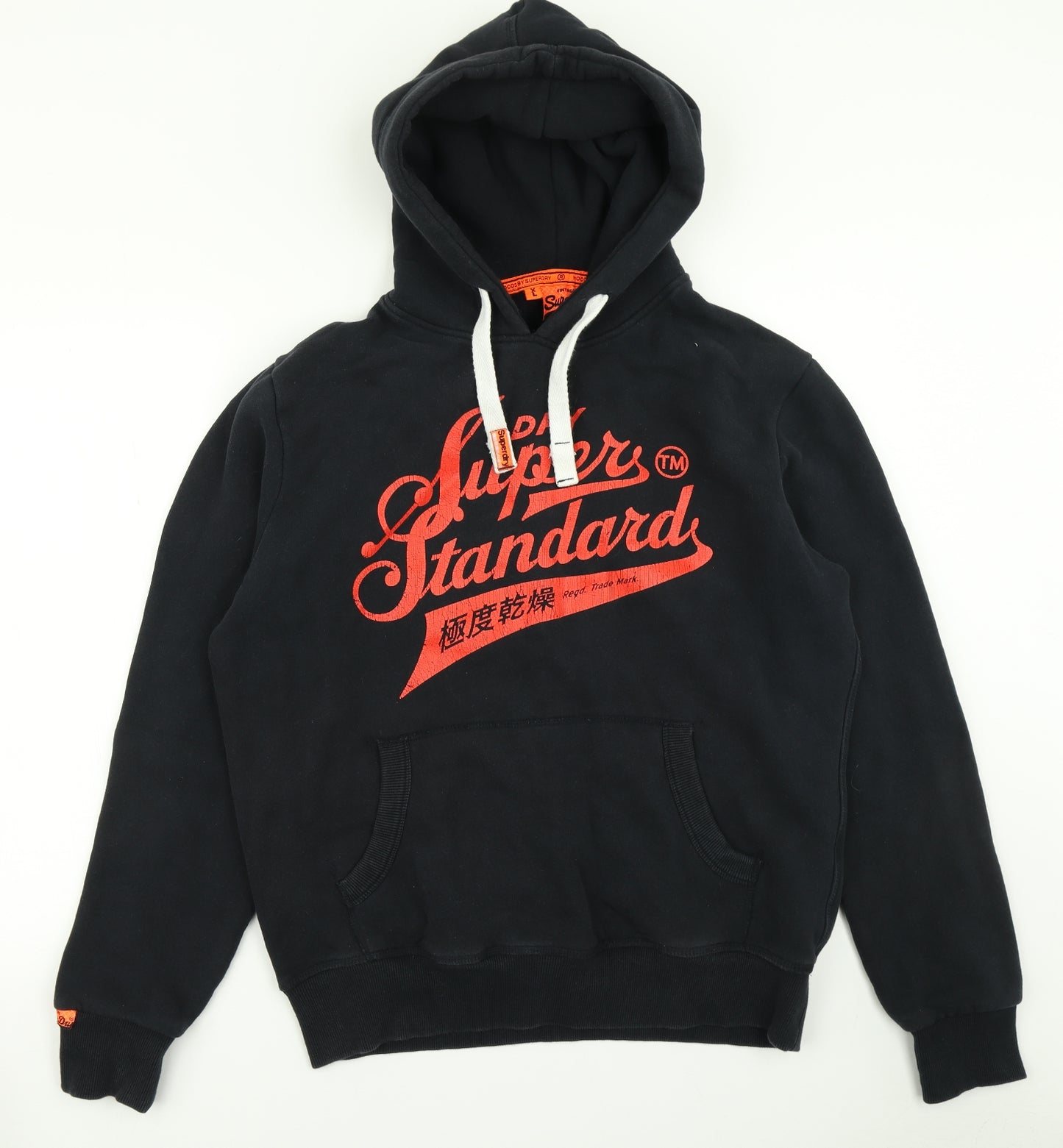 Superdry Mens Black   Pullover Hoodie Size XL