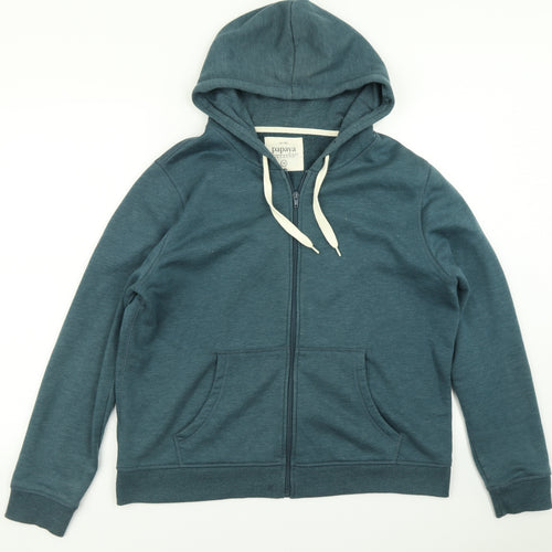 Papaya Womens Green   Full Zip Hoodie Size 18