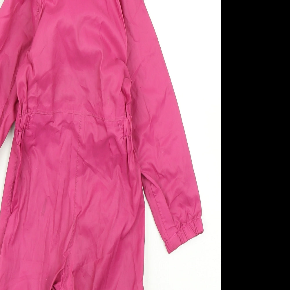 Peter Storm Girls Pink   Rain Coat Jacket Size 6-9 Months