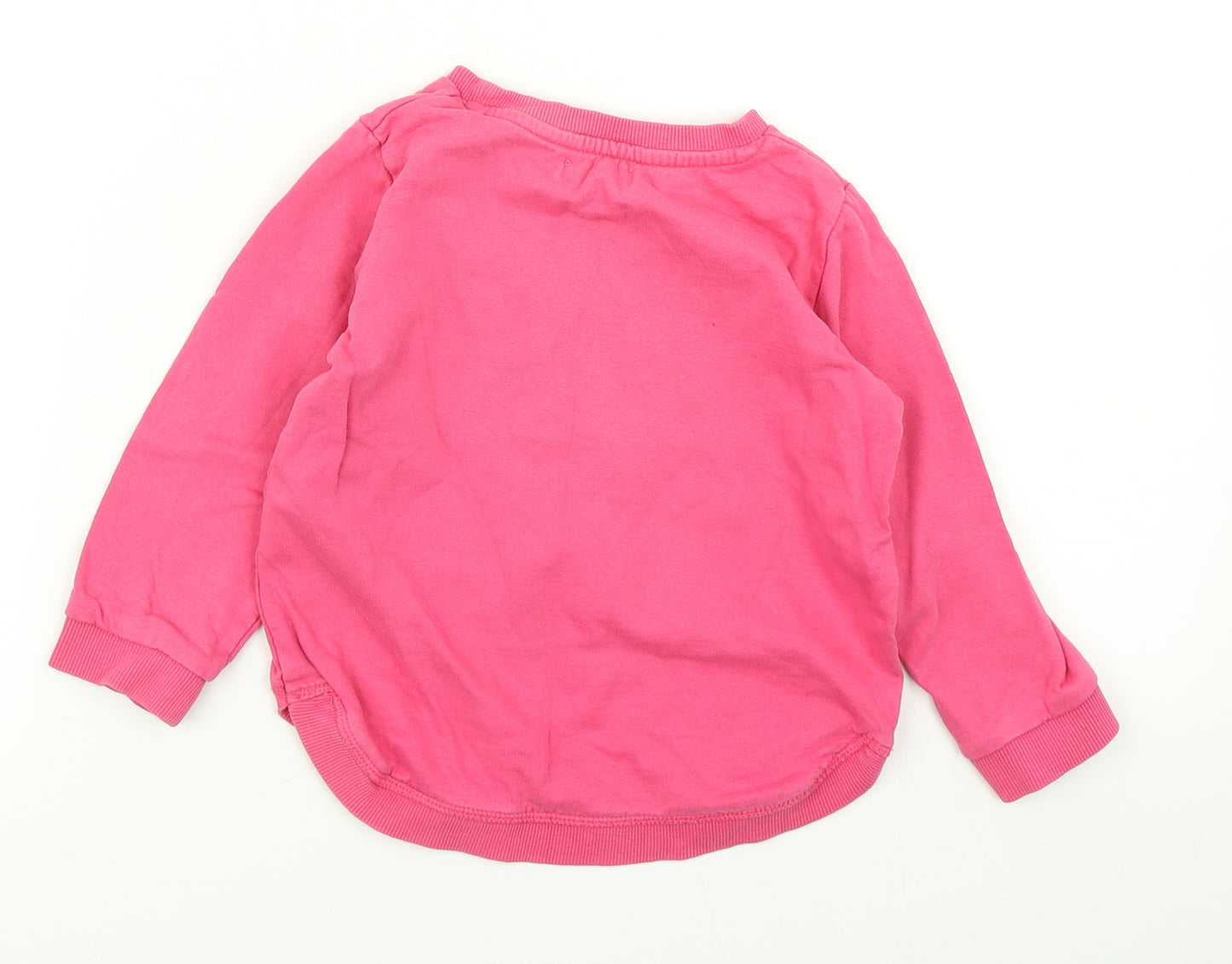 Bluezoo Girls Pink   Pullover Sweatshirt Size 2-3 Years