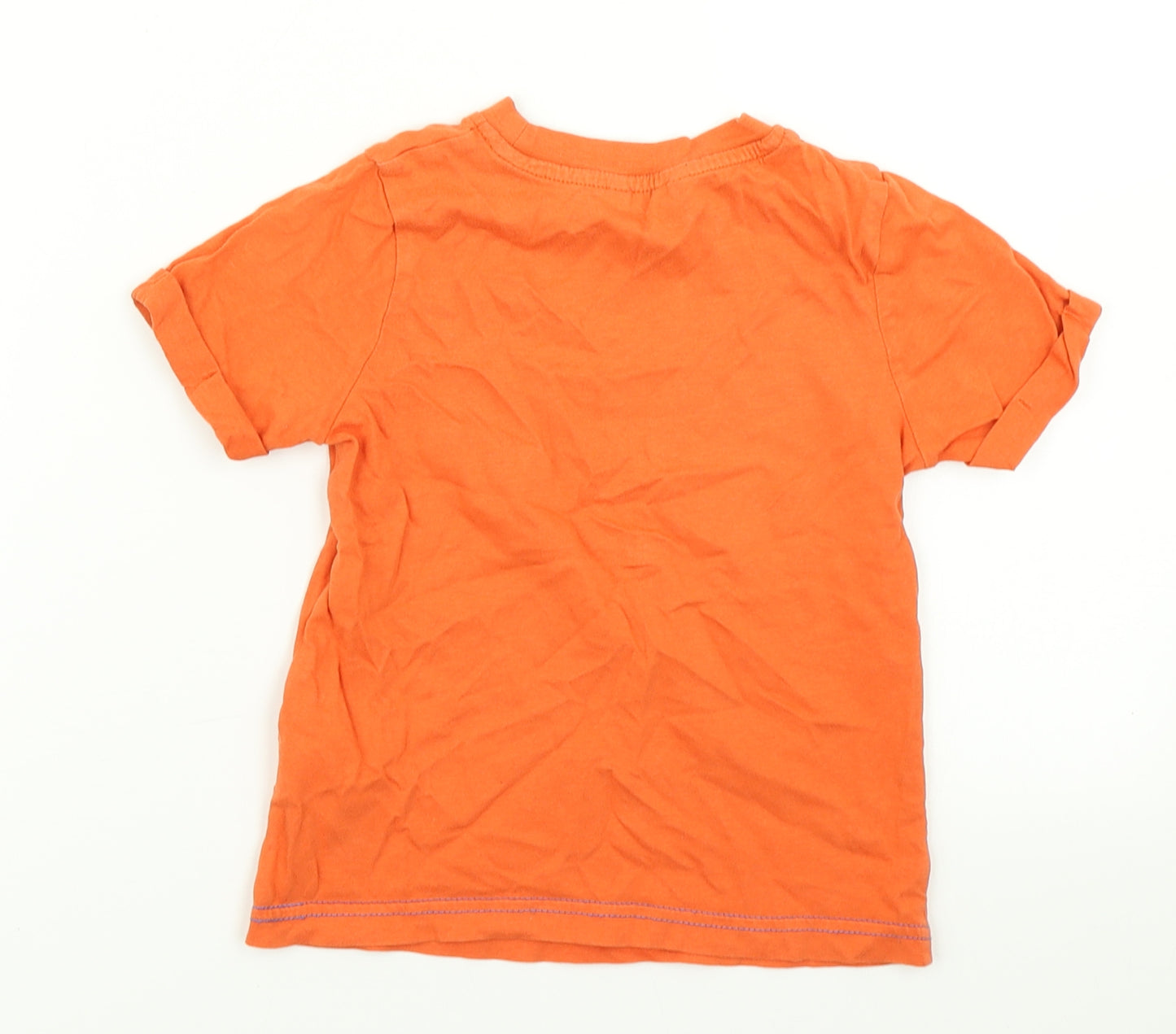 George Boys Orange   Basic T-Shirt Size 2-3 Years